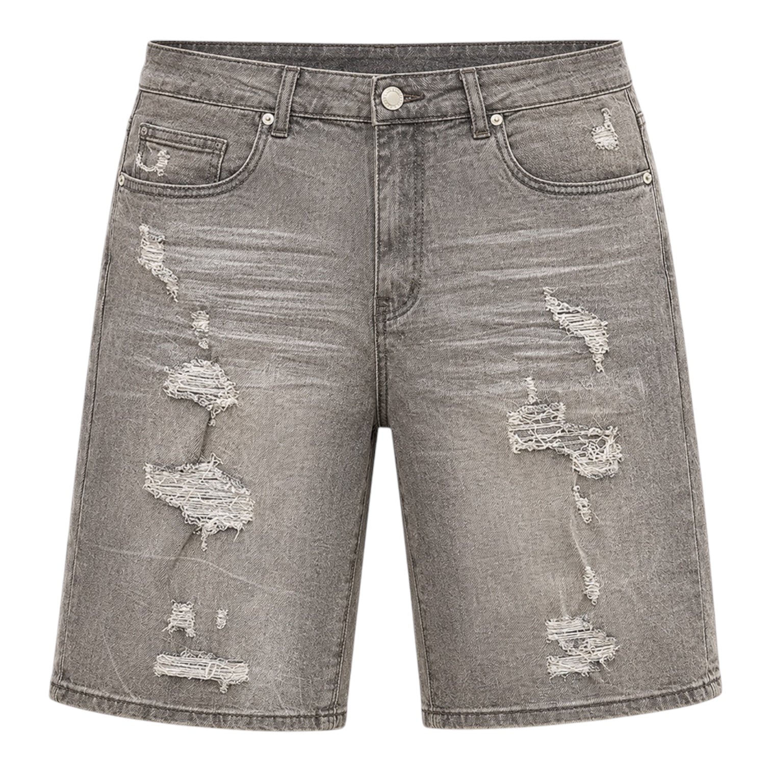 WAIMEA: Distressed Denim Shorts M7615